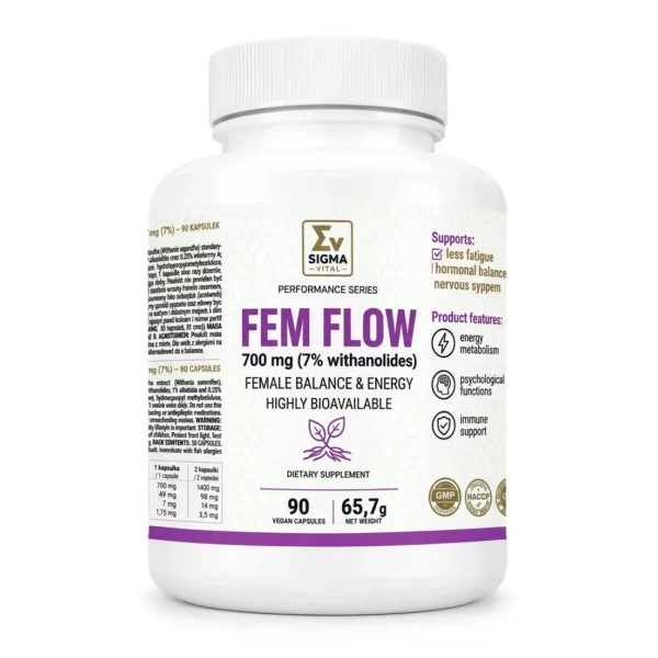 Fem flow | Równowaga i energia dla kobiet | 90 kaps