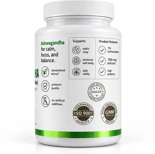 Ashwaganda | 700mg | 7% withanolides - obrazek 4