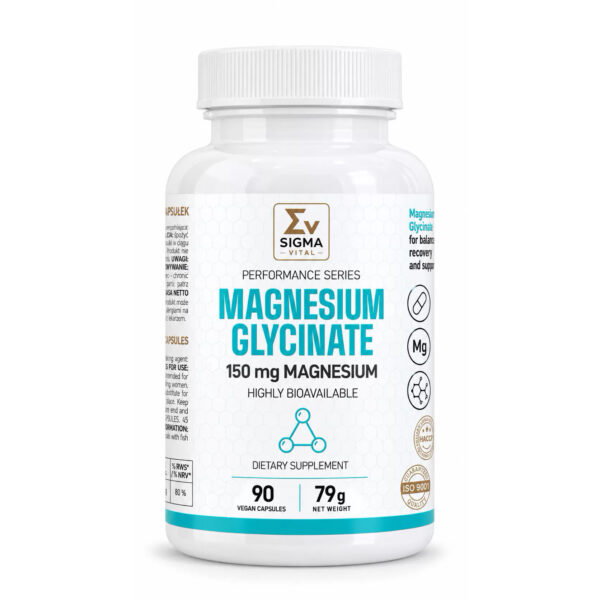 Magnesium Glicinate | 90 kaps | 150mg
