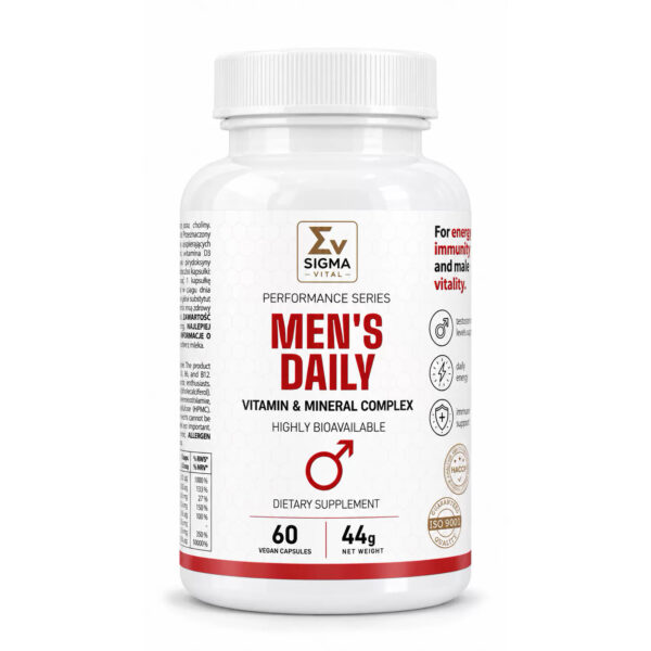 Kompleks witamin i minerałów | Men's Daily | 60 kaps